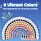 Watercolor Paint Set for Kids - Pack of 24 Water Coloring Set with 8 Washable Colors & Paintbrush - Arts & Craft Supply